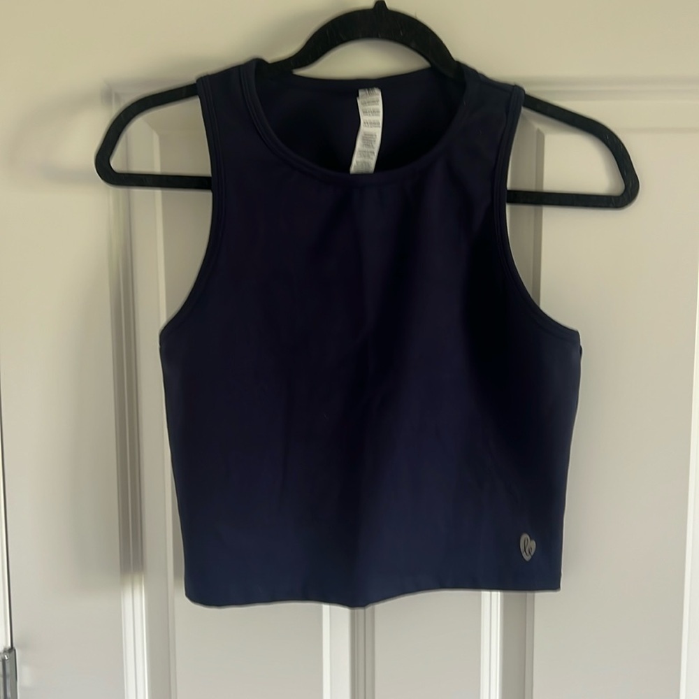 Ellie Size Medium Navy Blue Sports Bra